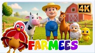 Old Macdonald Had A Farm - Kids Learning About Animals &amp; Farm Life &amp; Nursery Rhymes for Babies