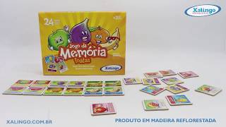 Jogo Da Memoria Frutas 24 Pecas Xalingo - Ri Happy