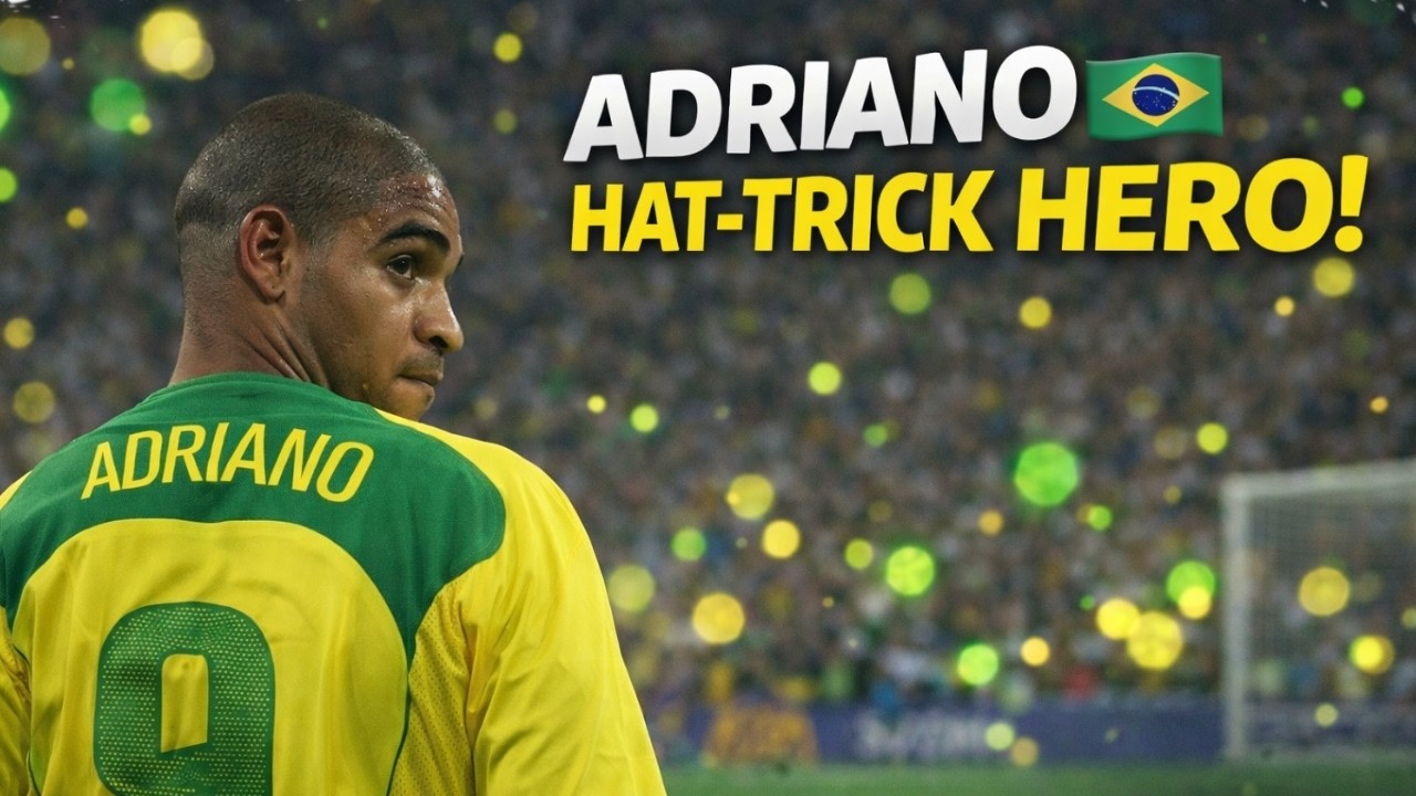 Adriano Hat Trick Hero!