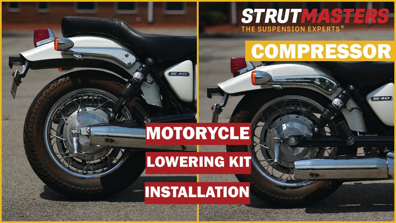 Комплект для занижения подвески с установкой компрессора - Suzuki Savage LS650/Suzuki Boulevard S...