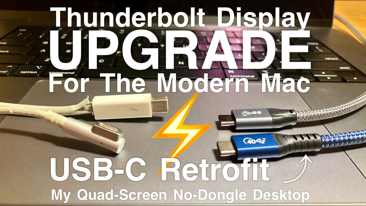 Thunderbolt Display USB-C Retrofit for Modern Macs! 