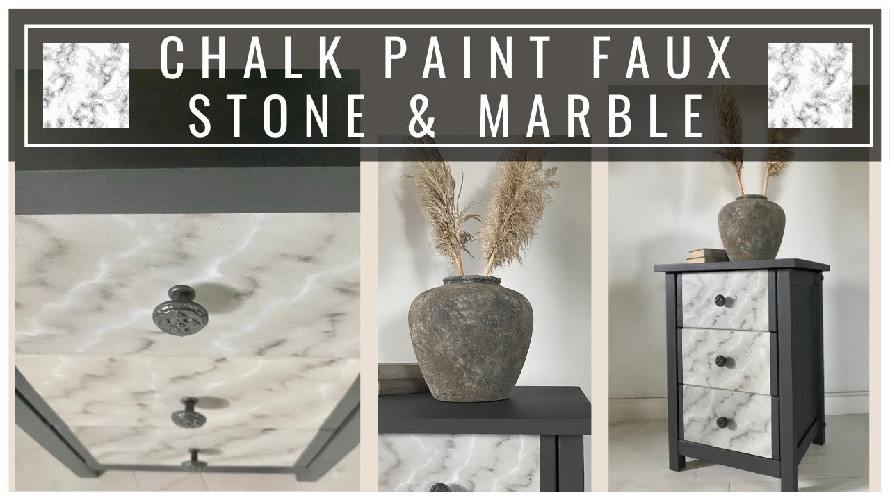 Easy Painting Stone Effect and Marble Effect
