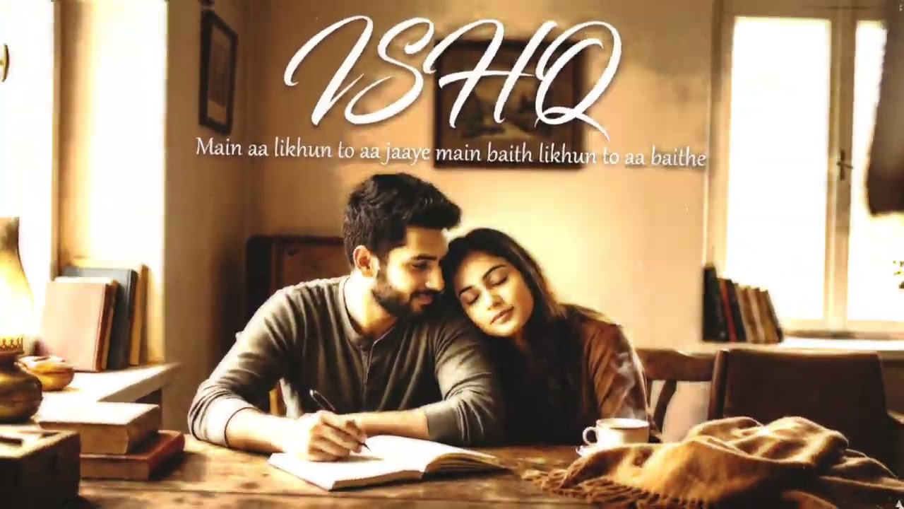 🌹Main Aa Likhun Tu Aa Jaaye (Ishq) - Faheem Abdullah | Mai aa likhun, tu aa jaaye 4k ultra HD Video 