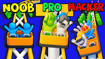 Runner Coaster ❌ NOOB vs PRO vs HACKER 🔥 Ultimate Challenge – Full Walkthrough Max Gameplay ET2533