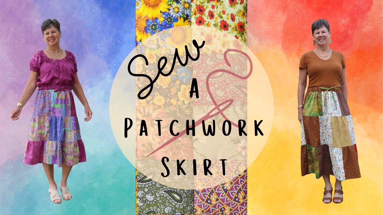 Sew Along: Sew Yourself A Patchwork Skirt | No Pattern Needed