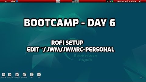 BookwormPup64 - bootcamp day 6: basics of how to setup a PuppyLinux