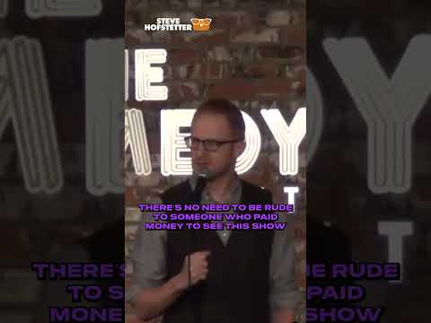 Heckler Threatens to File a Complaint, Part 2