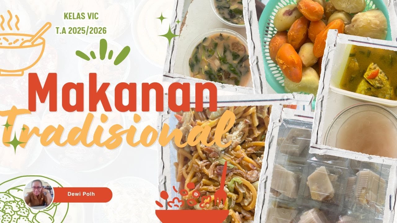 Berkaitan dengan pelajaran Ipas dan Pkn tentang makanan tradisional kelas 6 sem. 2