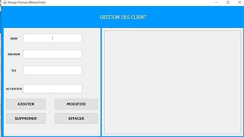 Projet de gestion des client avec java en utilisant Netbeans #partie1
