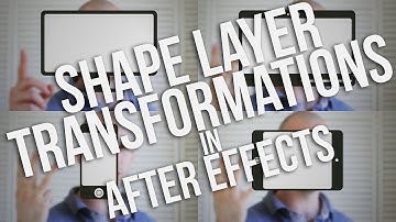Shape Layer Transformations - Adobe After Effects tutorial