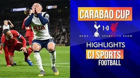 Tottenham Hotspur 1-0 Liverpool | Carabao Cup Highlights | Bergvall settles semi-final first leg