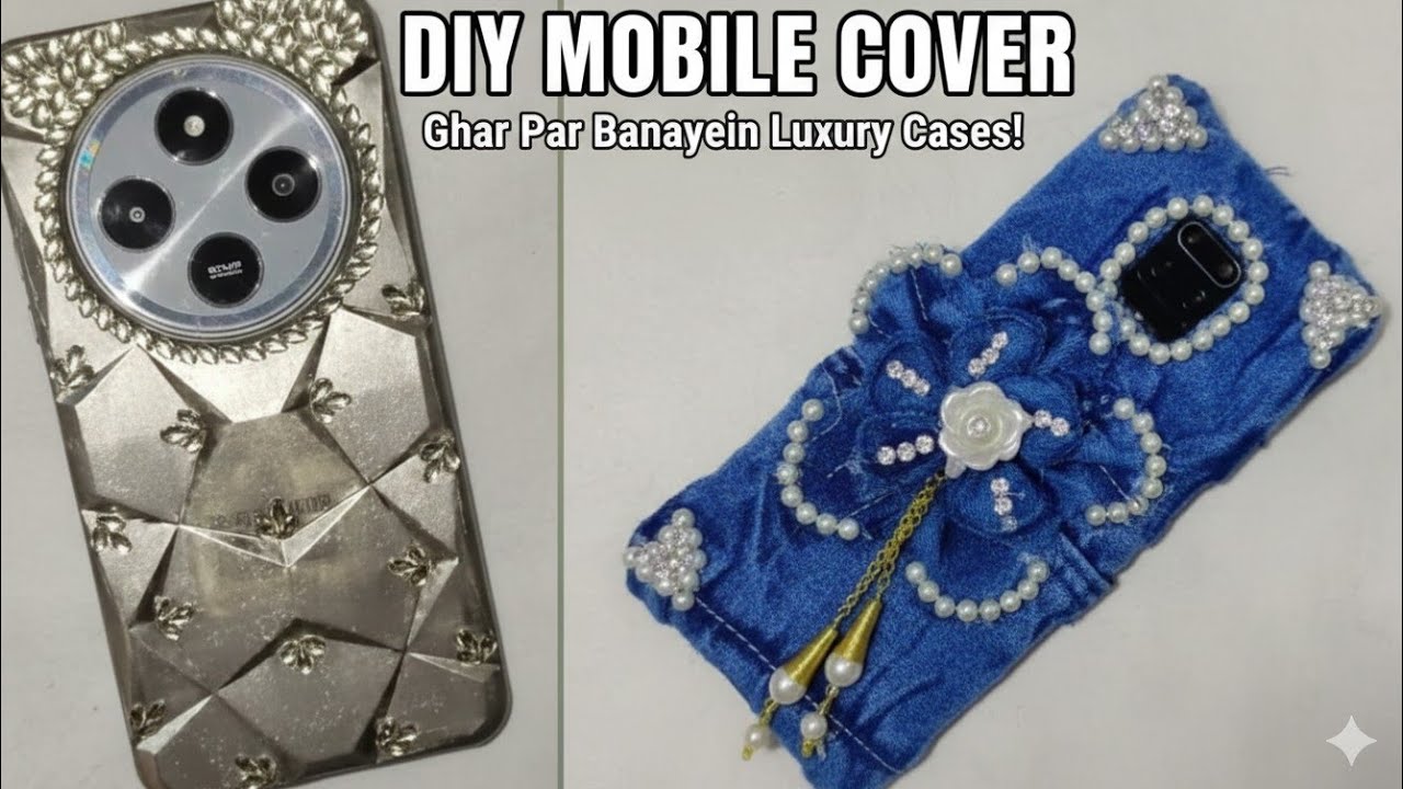 Purane mobile cover ka makeover DIY mobile cover at home 