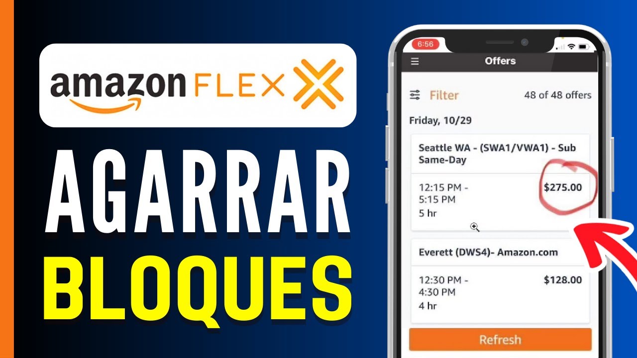 Cómo agarrar bloques en Amazon Flex paso a paso