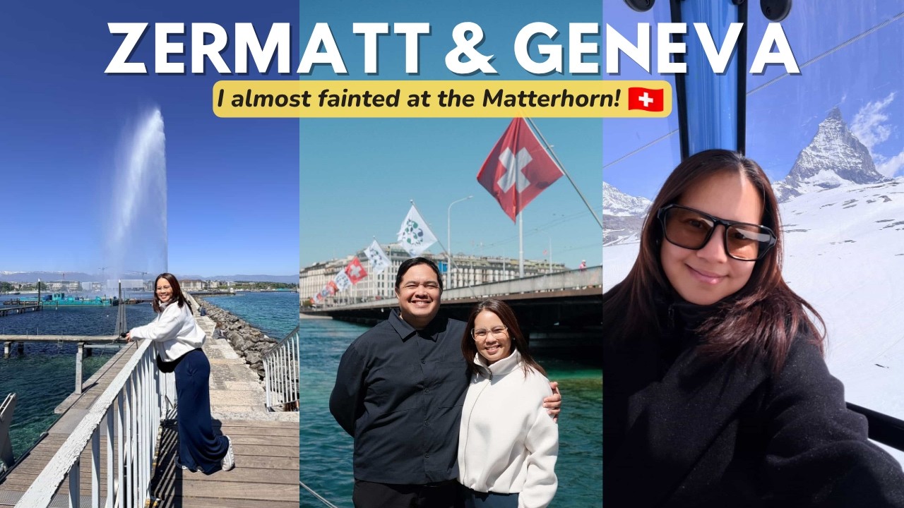 SWITZERLAND VLOG | I almost fainted in Matterhorn! | Exploring Zermatt & Geneva Tourist Spots