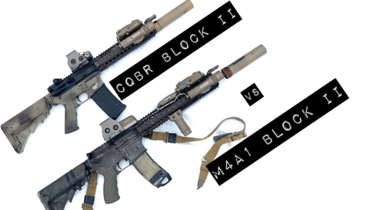 M4A1, Block II, Block 2, CQBR, Mk18, 10.3, SBR, Short Barrel Rifle, Suppres...