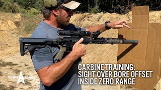Carbine Sight Over Bore Offset Inside Zero Range