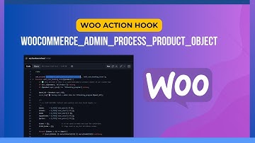Woo Action Hook Documentation: WooCommerce_Admin_Process_Product_Object | Native Update Button