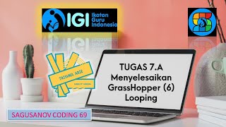 Tugas 7A#SagusanovCoding#Menyelesaikan Grasshopper(6) Looping