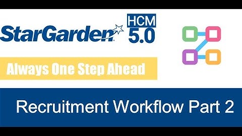 StarGarden HR Workflow - Recruitment Part 2