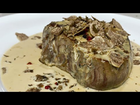 Video: Filete De Ternera Con Salsa De Trufa