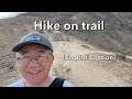 Hike on trail(English Caption)RetiredPapa近所の山をハイキング.アメリカ
