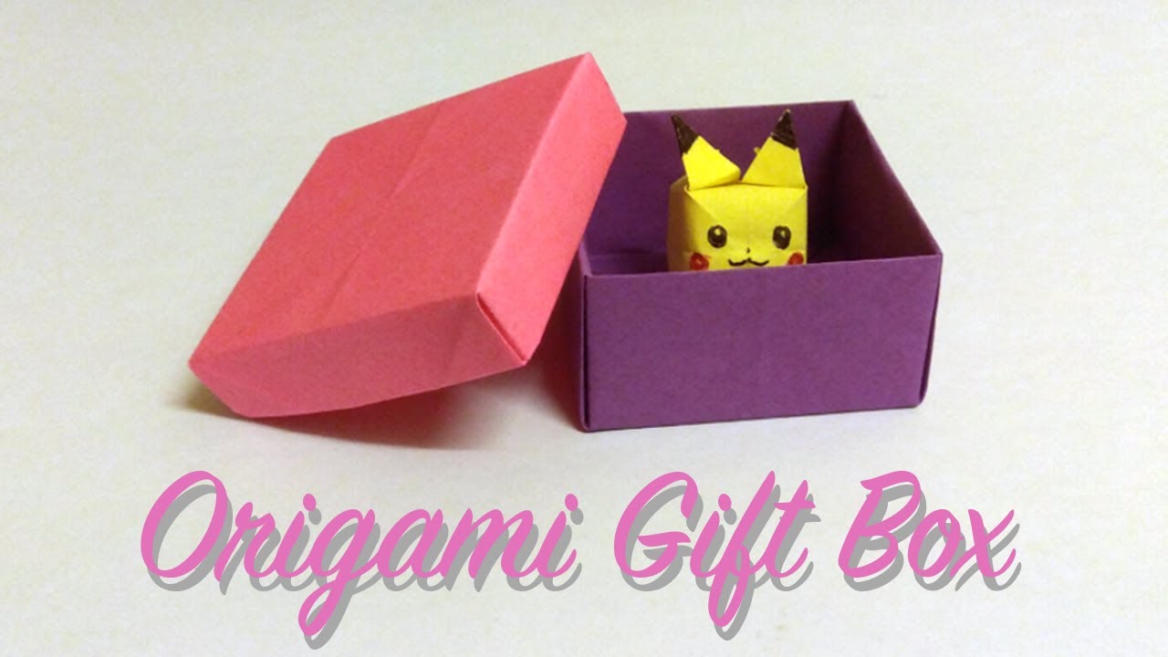 How to make Easy Origami Gift Box YouTube