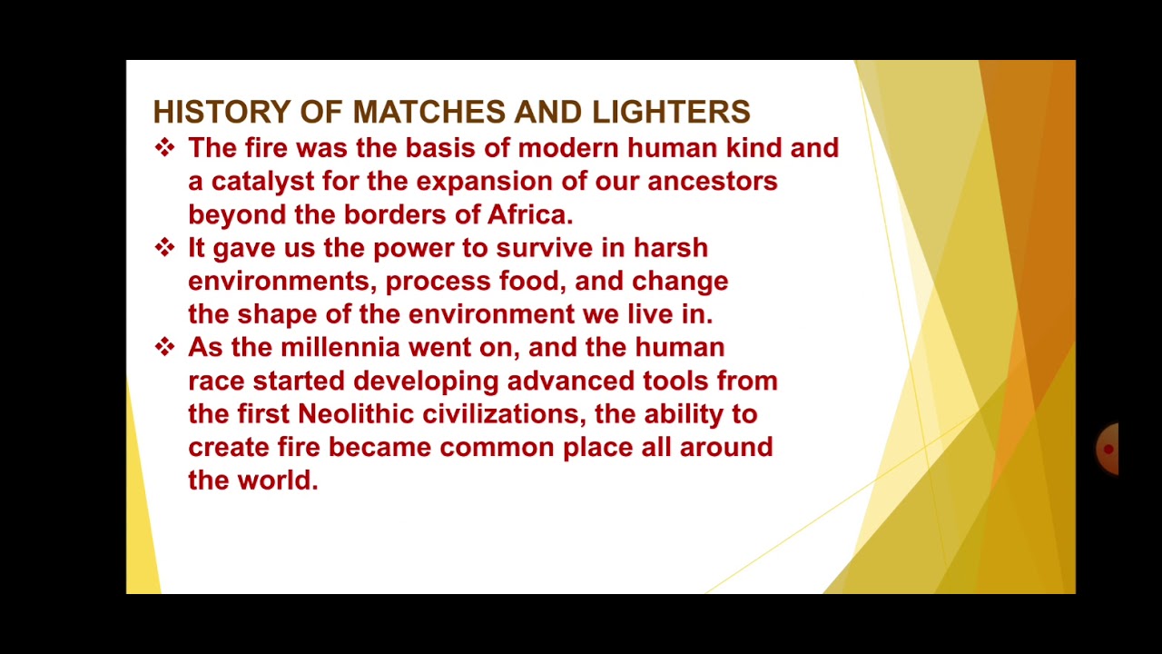 History of Matches and Lighters YouTube