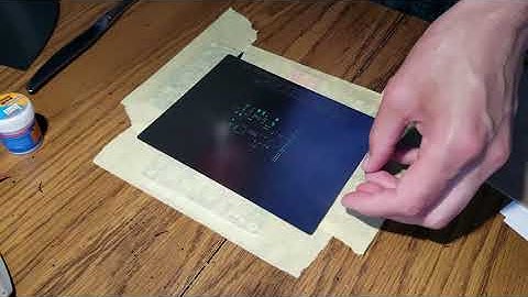 Quick and Easy PCB Assembly Using a Stencil, Solderpaste, and Hot Air