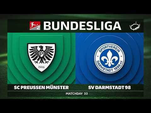 LIVE 🔴 SC Preußen Münster vs. SV Darmstadt 98 | Matchday 33 - Bundesliga 2 2025/26