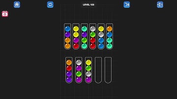 Ball Sort Puzzle - Color Game Level 103 Solution (Android)