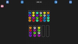 Ball Sort Puzzle - Color Game Level 103 Solution (Android)
