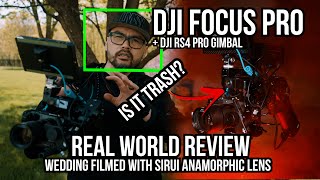 DJI FOCUS PRO + DJI RS4 PRO  REAL WORLD AUTO FOCUS REVIEW  Sirui Saturn Anamorphic Wedding Filmed