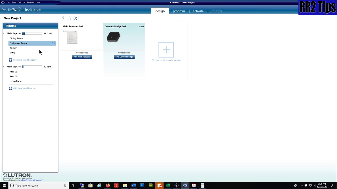 RR2 Moving Devices from Room to Room or Repeater to Repeater - YouTube
