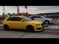 Insane Audi S2 1000 Hp vs Audi S3 - Drag race Arad 2016 - Audi S Battle