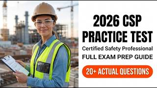 2026 CSP Practice Test Certified Safety Professional Full Exam Prep Guide
