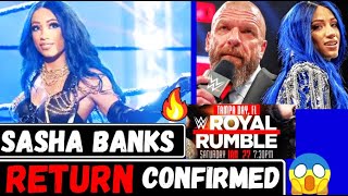 SASHA BANKS RETURN CONFIRMED😱| Sasha Banks | sasha banks wwe return | sasha banks return