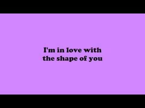 Ed Sheeran-Shape of you (Letra) - YouTube