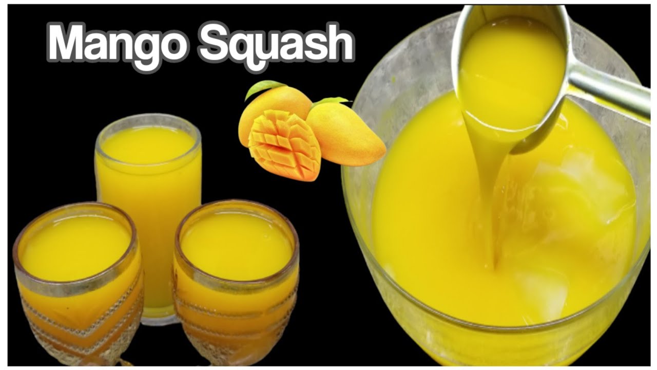 Mango Juice Recipe By Rukhsana Homemade Mango Squash Recipe How To
