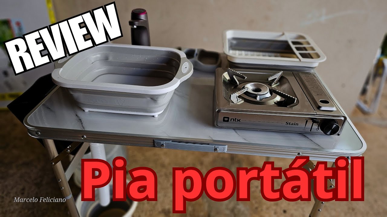 🎥 Como Fazer uma Pia Portátil para Camping de Forma Fácil e Barata! 🏕️