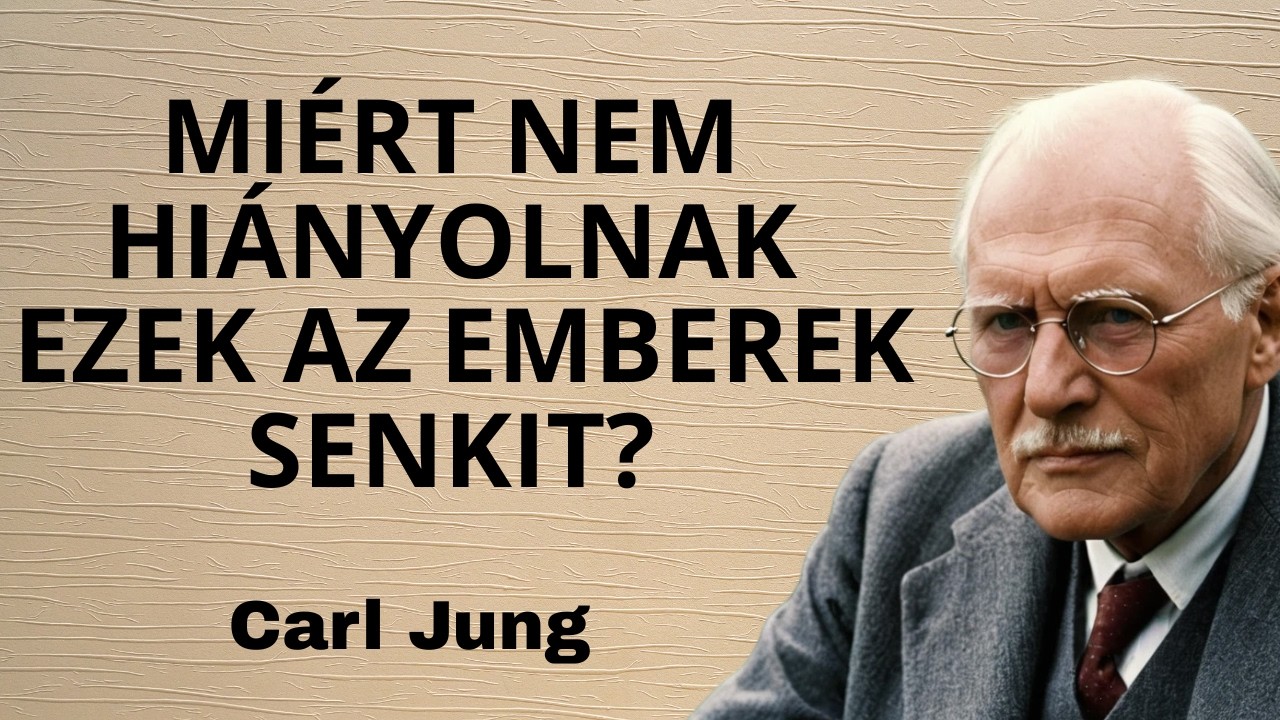 Azoknak az embereknek a pszichológiája, akik nem hiányolnak senkit  Carl Jung