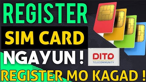 PAANO MAG REGISTER NG SIM CARD ! | REGISTER DITO SIM STEP BY STEP !