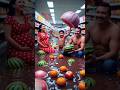 Family Fun in a Chocolate Flooded Supermarket! 🍫🍉😂 #FunnyShorts