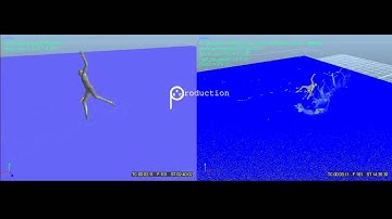 Hybrido and Real Wave Dancing man PHASE 1 Realflow