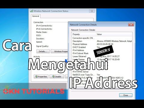Cara Mengetahui Ip Address Komputer Laptop Kita Sendiri Youtube