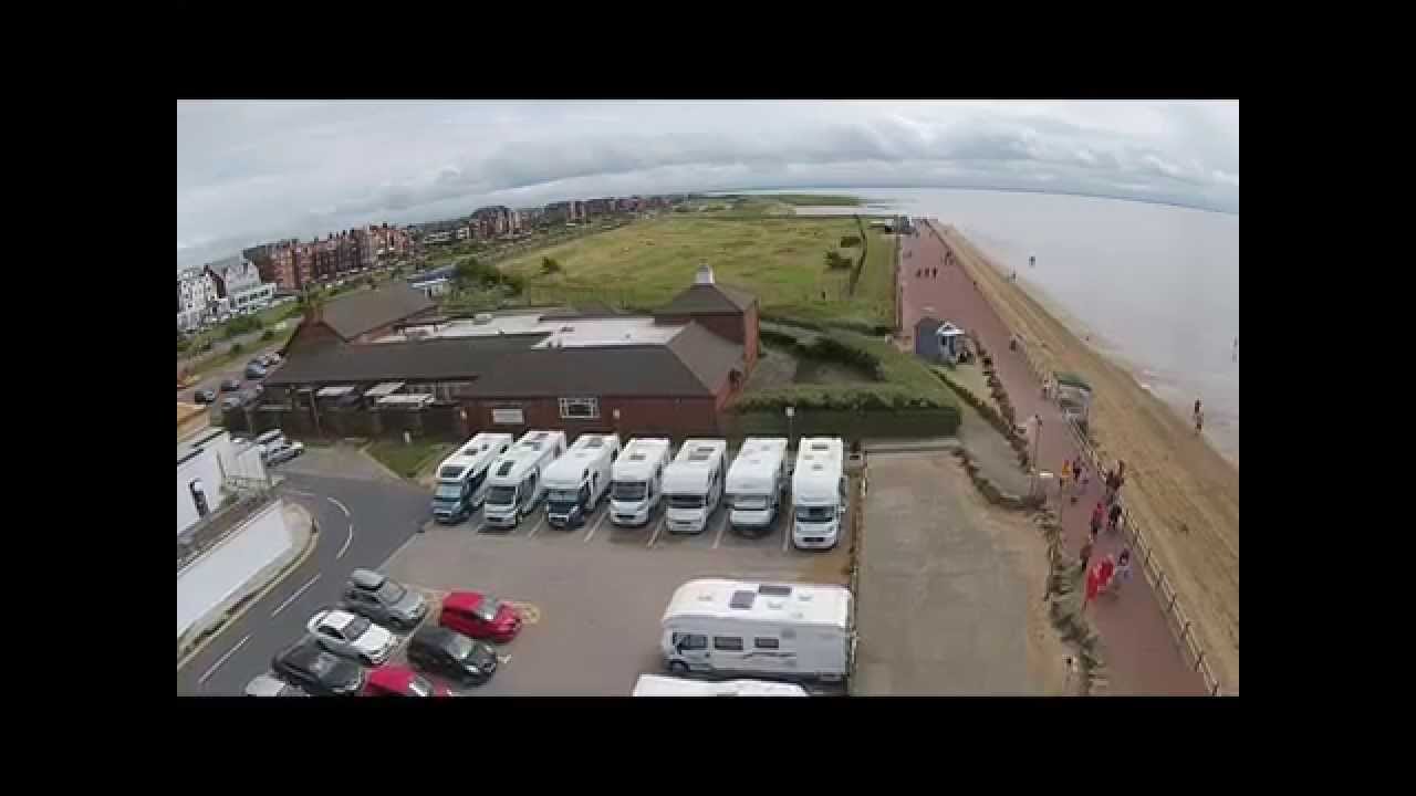 Lytham St Annes Aerial Video Of Campervans And Motorhomes YouTube