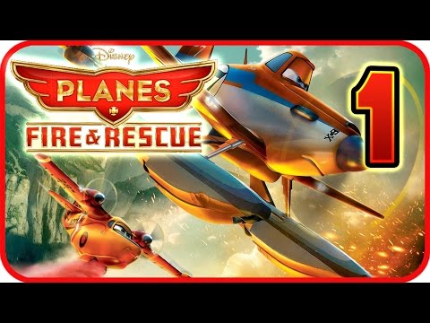 Disney Planes: Fire & Rescue Walkthrough Part 1 (Wii, WiiU) 100% All Gold Medals [ Missions 1 -5 ]