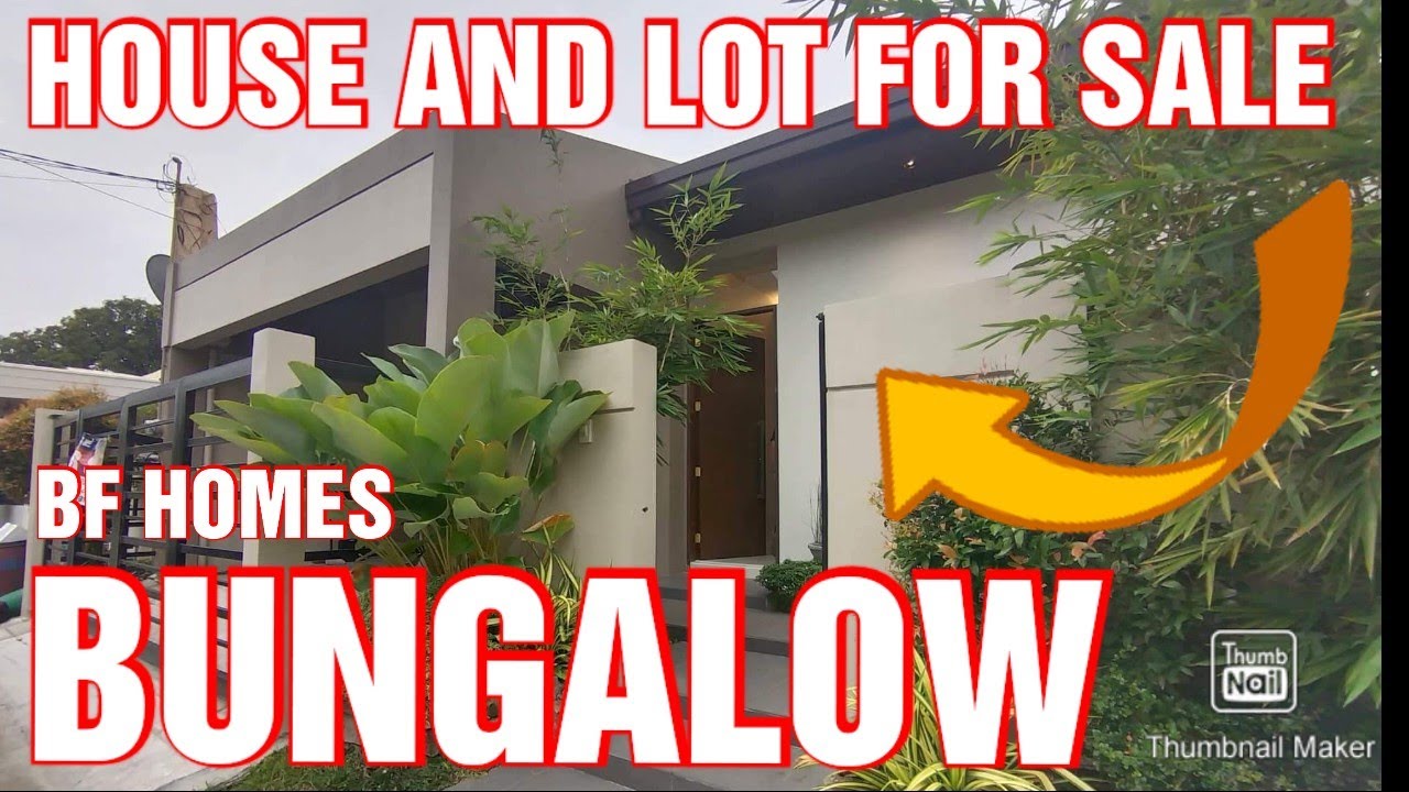 House and Lot For Sale in BF Homes, Paranaque City l Bungalow Type 170