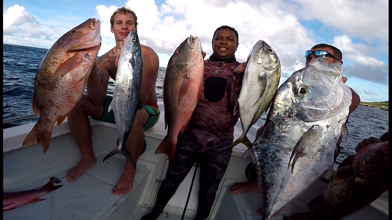 Spearfishing Guadeloupe Désirade vol 4 - YouTube