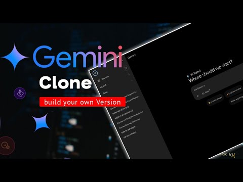 Built a Gemini AI Clone in ONE Video 🤯 | Full Stack AI Project #gemini ...