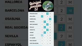 Quinigol Jornada 51